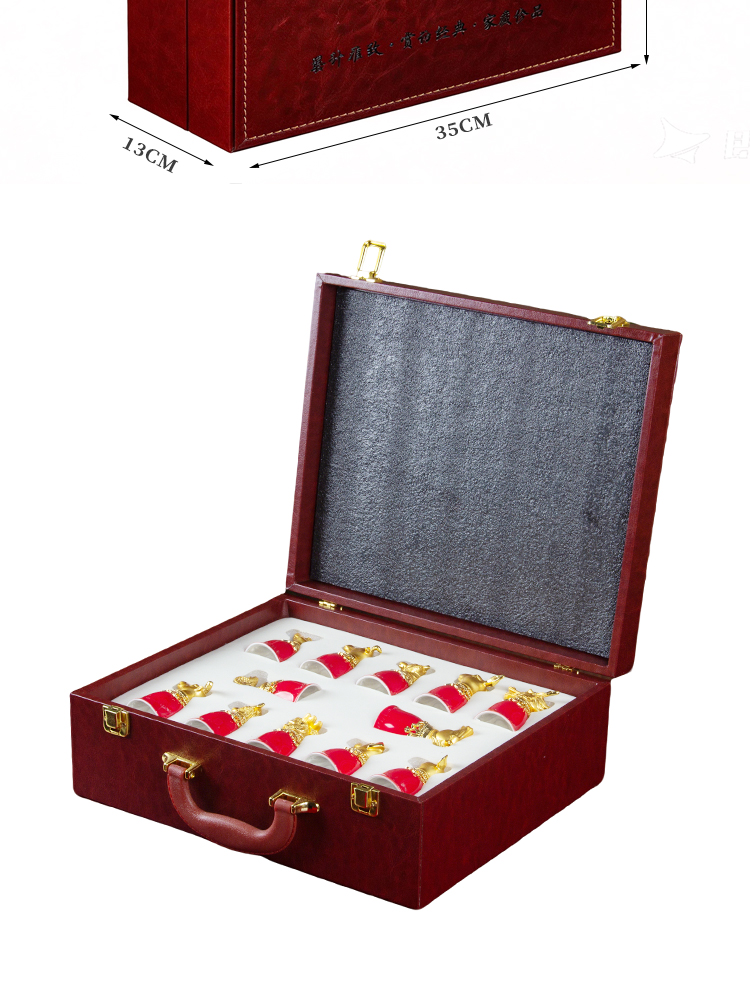 十二生肖-食品级真银瓷-银瓷酒具